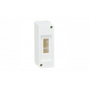 Коробка Mini S на 2 модуля, 140x52x68мм, IP30, без клемм N+PE