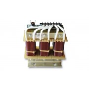 Дроссель защитный TKC1-12,5-189/400/440, трехфазный, 12.5kVAr, 189Hz (p=7%), 400/440VAC, материал намотки (Cu), термозащита Tmax=90°C, IP00