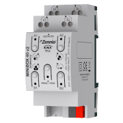 MINiBOX 40 v2 / Модуль KNX, 4DO x 16А, функции 4 реле / 2 жалюзи / 1 фанкойл