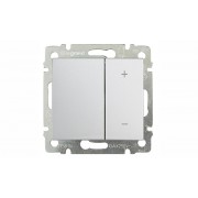 Valena - Светорегулятор кнопочный 600Вт, белый