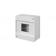 Коробка электротехническая для пломбировки MINI S-6, 6M, без клемм и дверцы, 140x130x66mm, IP20