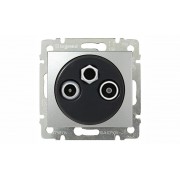 Valena - Розетка TV-RD-SAT-проходн. 2400MHz, < 14 дБ, алюминий