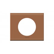 Celiane - Рамка 1 пост кожа крем-карамель