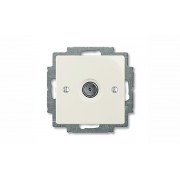 Basic 55 - Розетка TV простая 2400MHz (шале-белый)