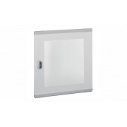 Дверь для щита XL3 160 на 5 рядов, плоская, прозрачное стекло