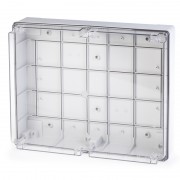Коробка разветвительная SCABOX 460х380х130mm, IP56, без вводов, прозрачная крышка