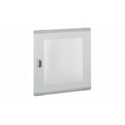 Дверь для щита XL3 160 на 6 рядов, плоская, прозрачное стекло