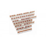 Шинка гребенчатая EVG-3PHAS/12MODUL, 3P, 10мм2, 63А, вилка, на 12 соединений.