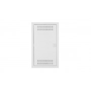 Щит встраив. MSF мультимед, TS35+2x МП перф.118x270mm, мет. дверь, белый RAL9016, 603x358x94mm, IP30